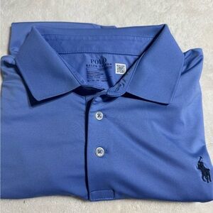 Performance Polo by Ralph Lauren Men's Classic Blue Polo Shirt